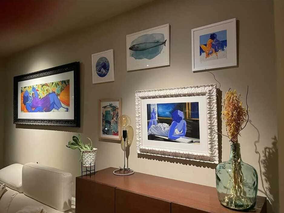 galería de pared marcos variados contell marcs.