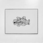 cuadro con marco fino elegante galería en blanco y negro